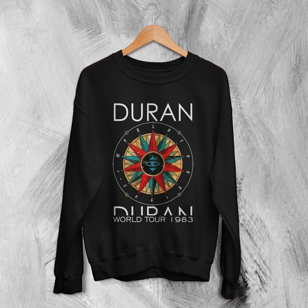 Duran Duran World Tour 1983 Live Concert Pop Rock 8s Band Music Sweatshirt
